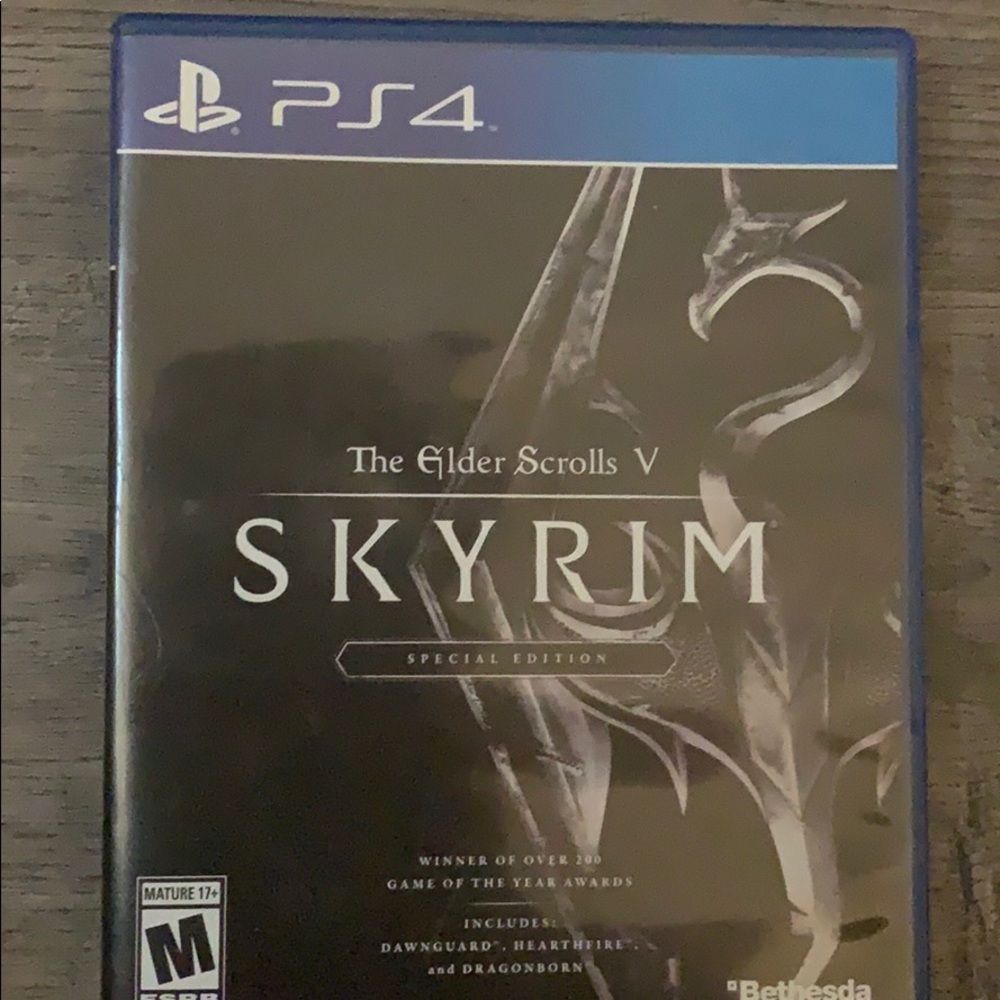 PS4, Skyrim special edition